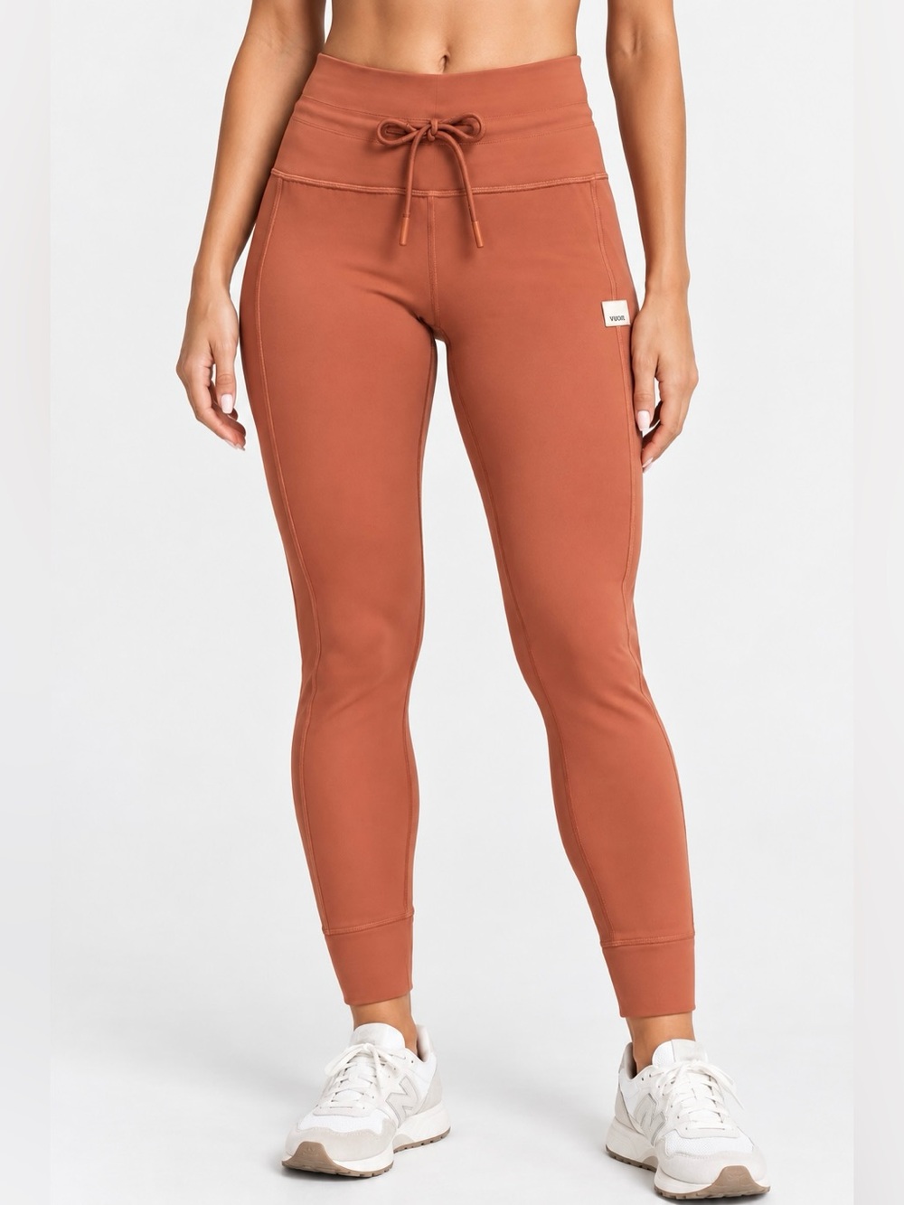 Vuori Daily Leggings Burnt Sienna Copper High Rise Drawstring Size S